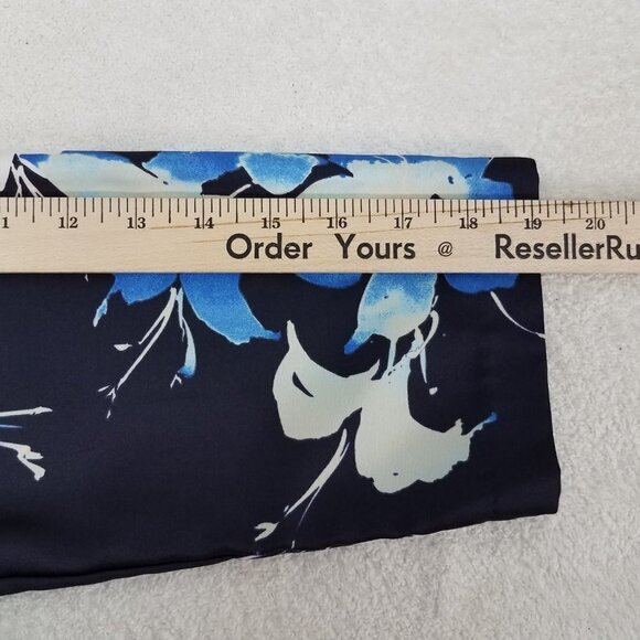 NEW The Limited Luxe Collection L Floral Shift Dress 3/4 Sleeve in Navy Blue - Picture 10 of 13